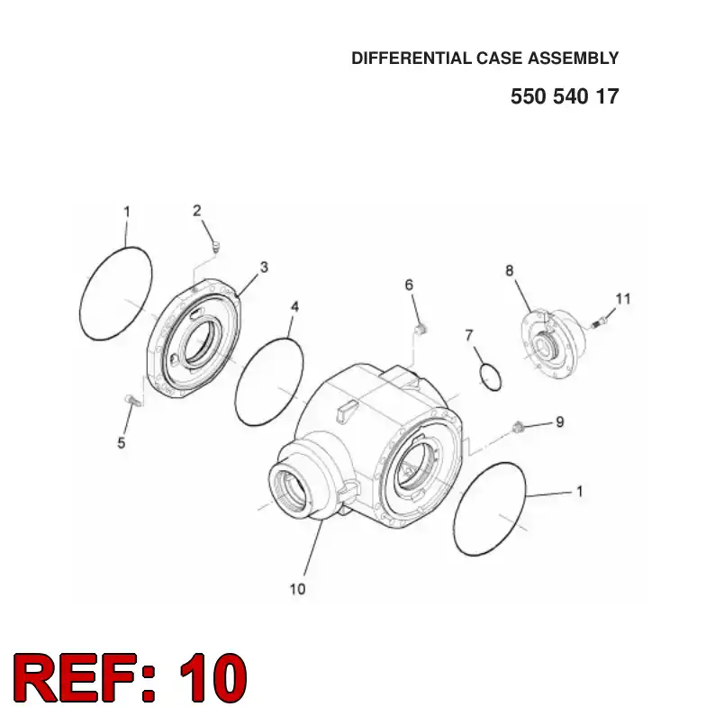 55053866 550 538 66 HOUSING - Sandvik Technical Drawing