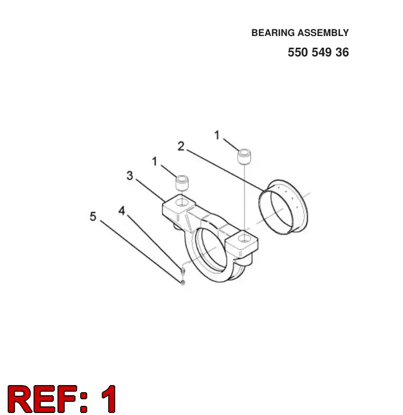 55053888 550 538 88 BUSHING - Sandvik Technical Drawing