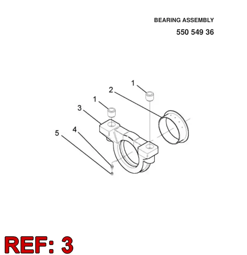 55053890 550 538 90 SUPPORT - Sandvik Technical Drawing