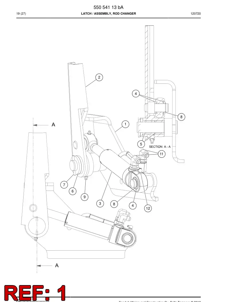 55054108 550 541 08 Body - Sandvik Technical Drawing