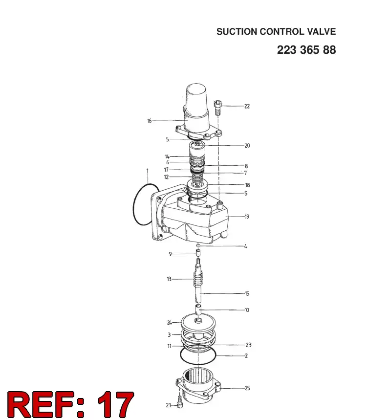 55054223 550 542 23 PISTON - Sandvik Technical Drawing