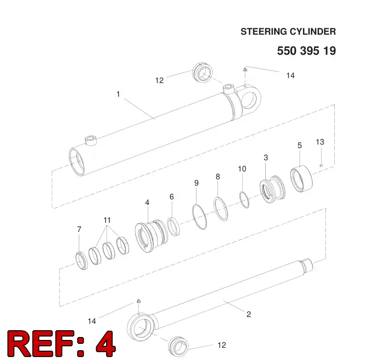 55054293 550 542 93 COVER - Sandvik Technical Drawing