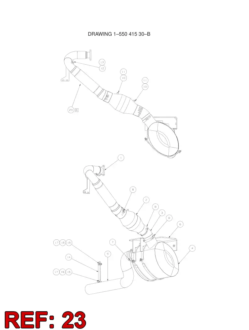 55054375 550 543 75 ISOLATOR - Sandvik Technical Drawing