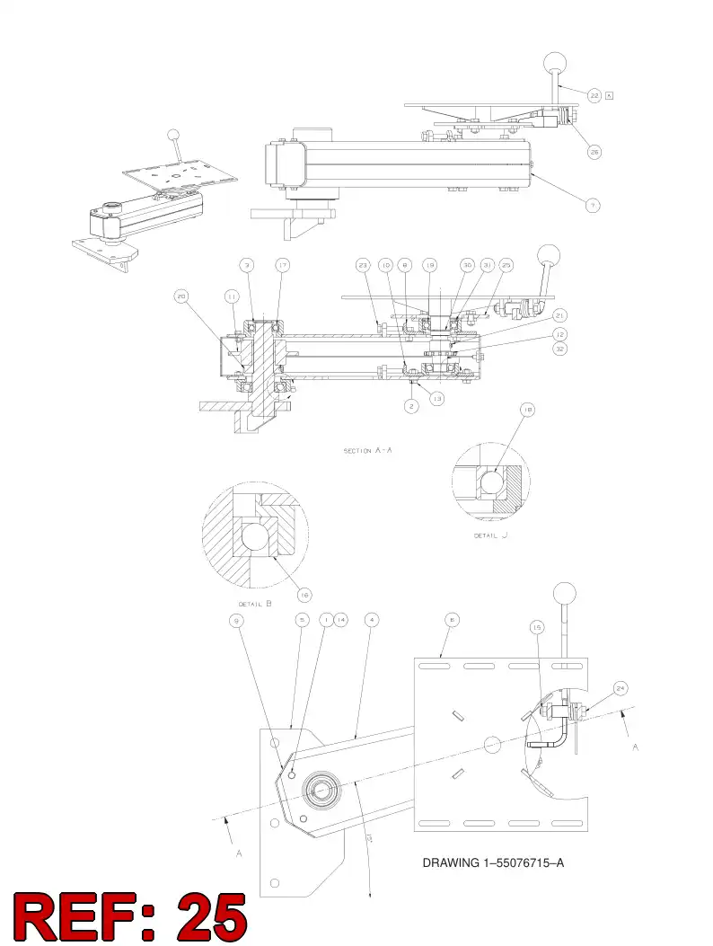 55054376 550 543 76 PLATE - Sandvik Technical Drawing