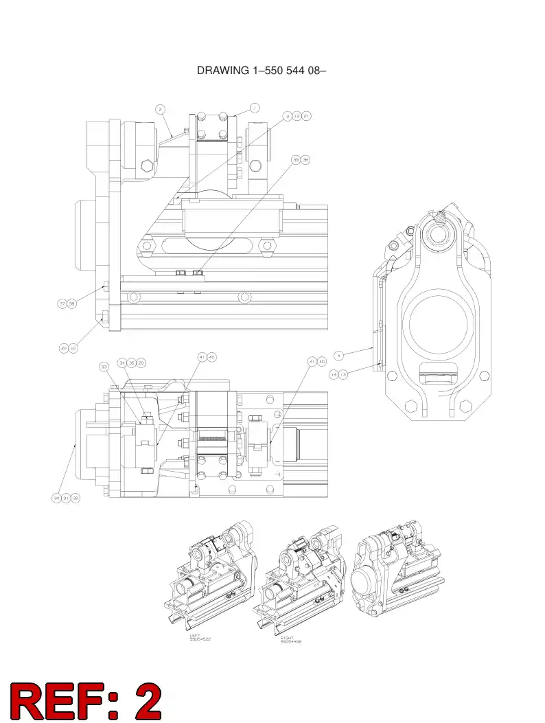 55054409 550 544 09 BODY - Sandvik Technical Drawing