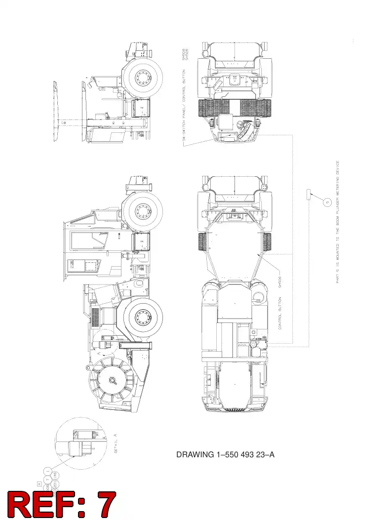 55054861 550 548 61 Bracket - Sandvik Technical Drawing