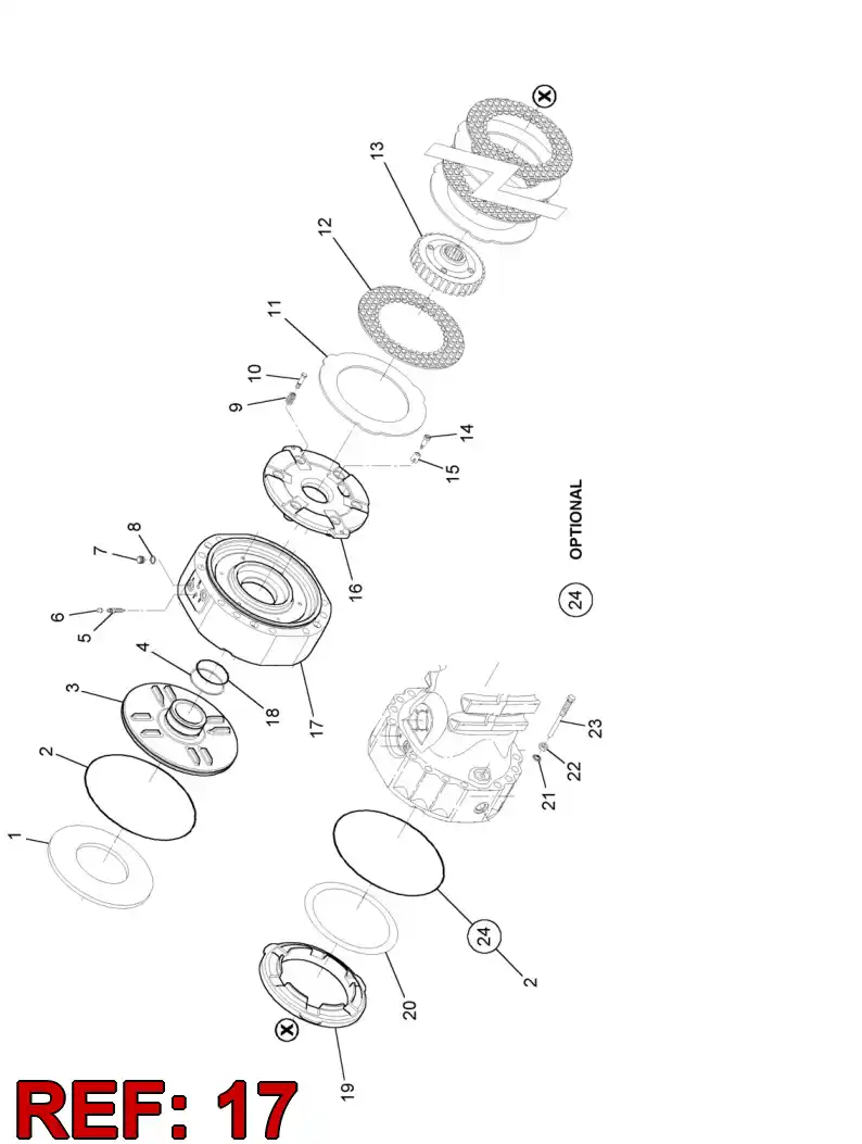 55054886 550 548 86 INTERMEDIATE COVER - Sandvik Technical Drawing