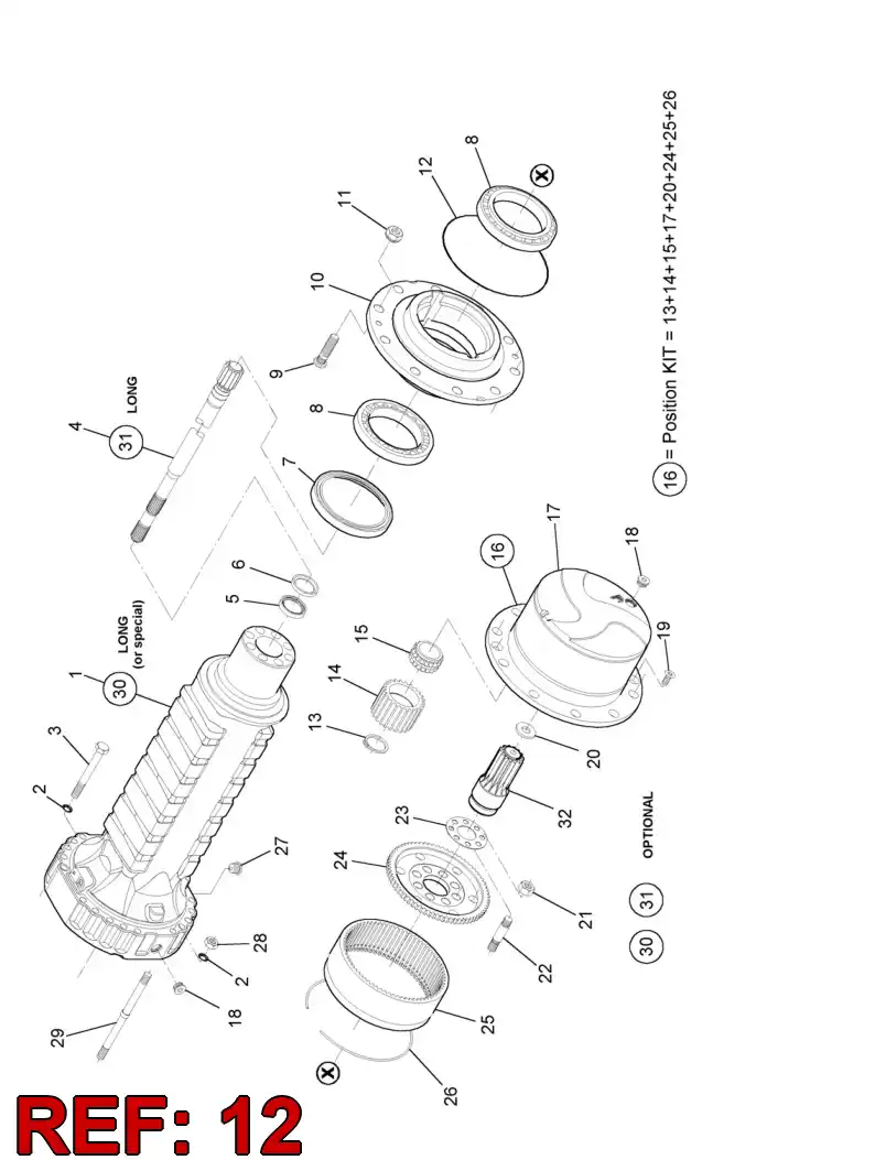 55054898 550 548 98 O-RING - Sandvik Technical Drawing