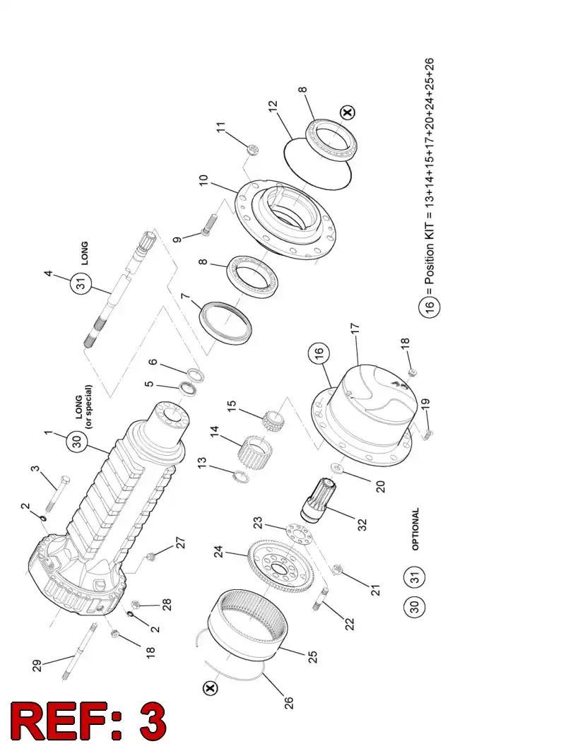 55054910 550 549 10 BOLT - Sandvik Technical Drawing