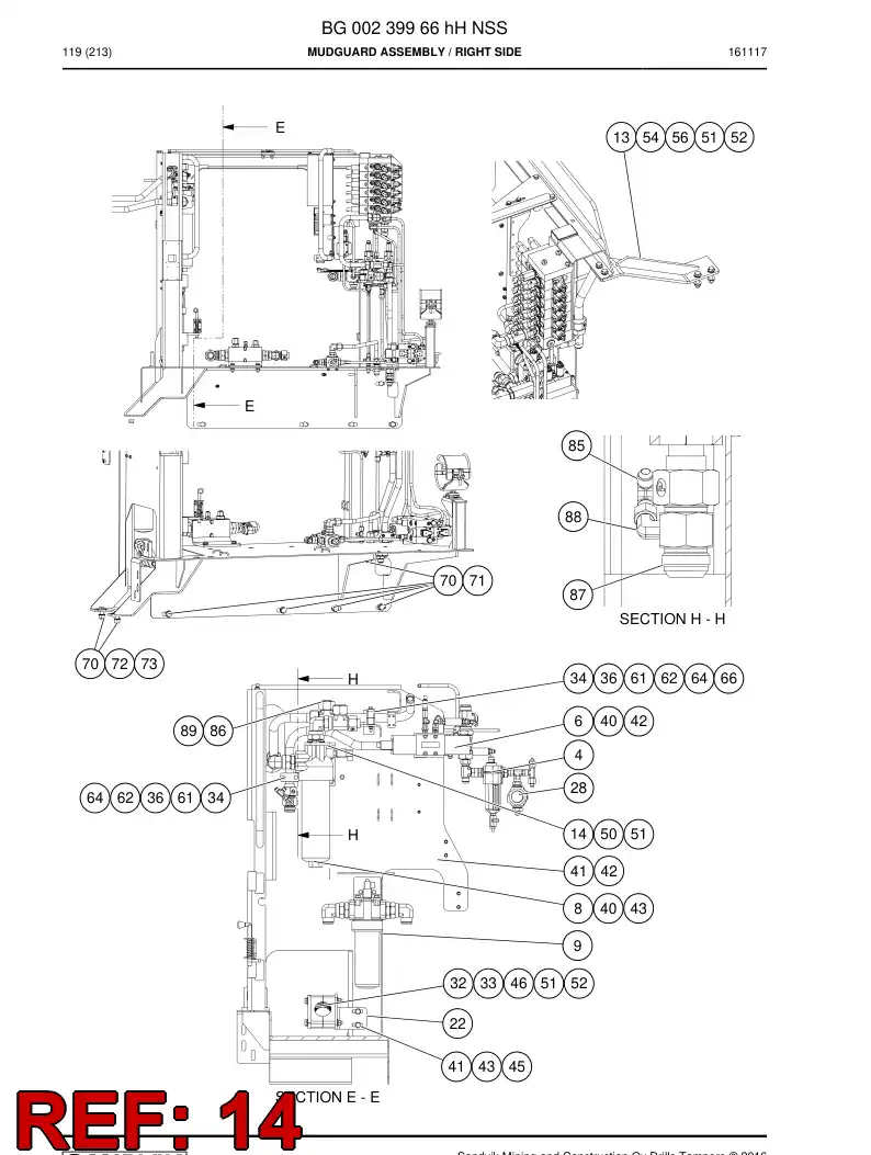 55054971c 550 549 71c Supporting block - Sandvik Technical Drawing