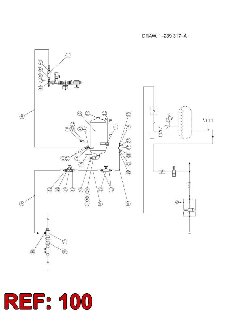 55055327 550 553 27 HOSING - Sandvik Technical Drawing