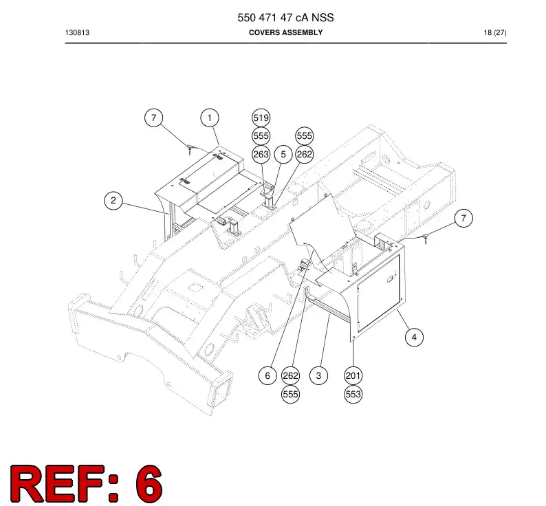 55055339 550 553 39 Assembly - Sandvik Technical Drawing