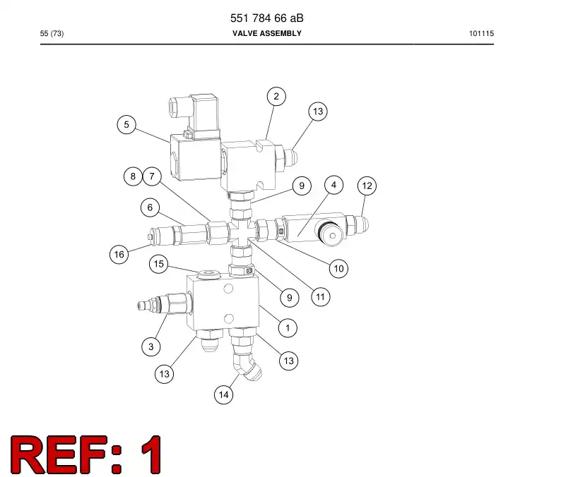 55055364b 550 553 64b Section - Sandvik Technical Drawing