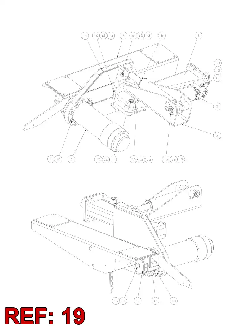55055549 550 555 49 RETAINER PLATE - Sandvik Technical Drawing