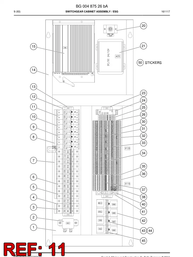 550 558 08b Circuit Breaker, MCB - drawing