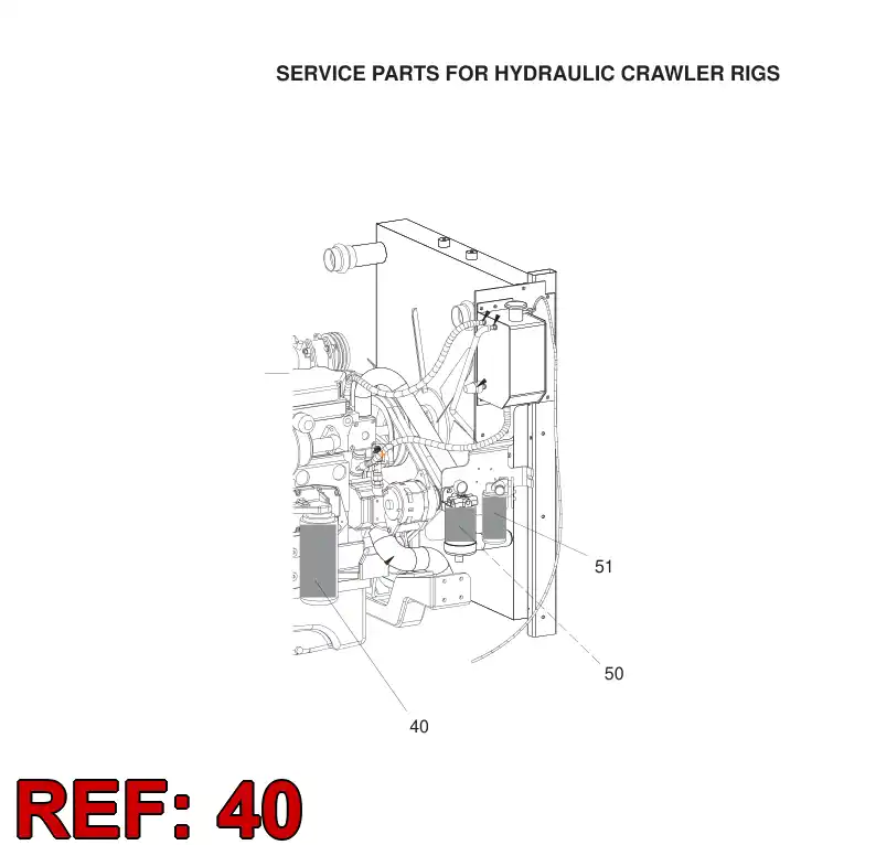 55055874 550 558 74 Filter, Oil - Sandvik Technical Drawing