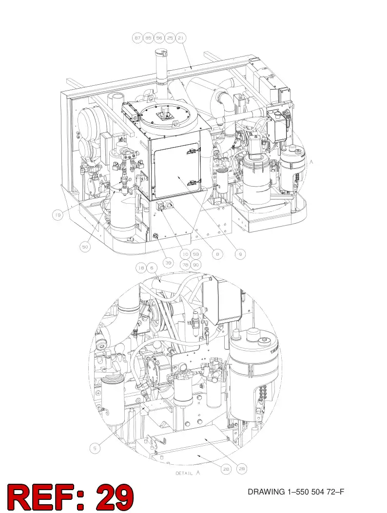 55056634 550 566 34 PRESSURE PIPE - Sandvik Technical Drawing