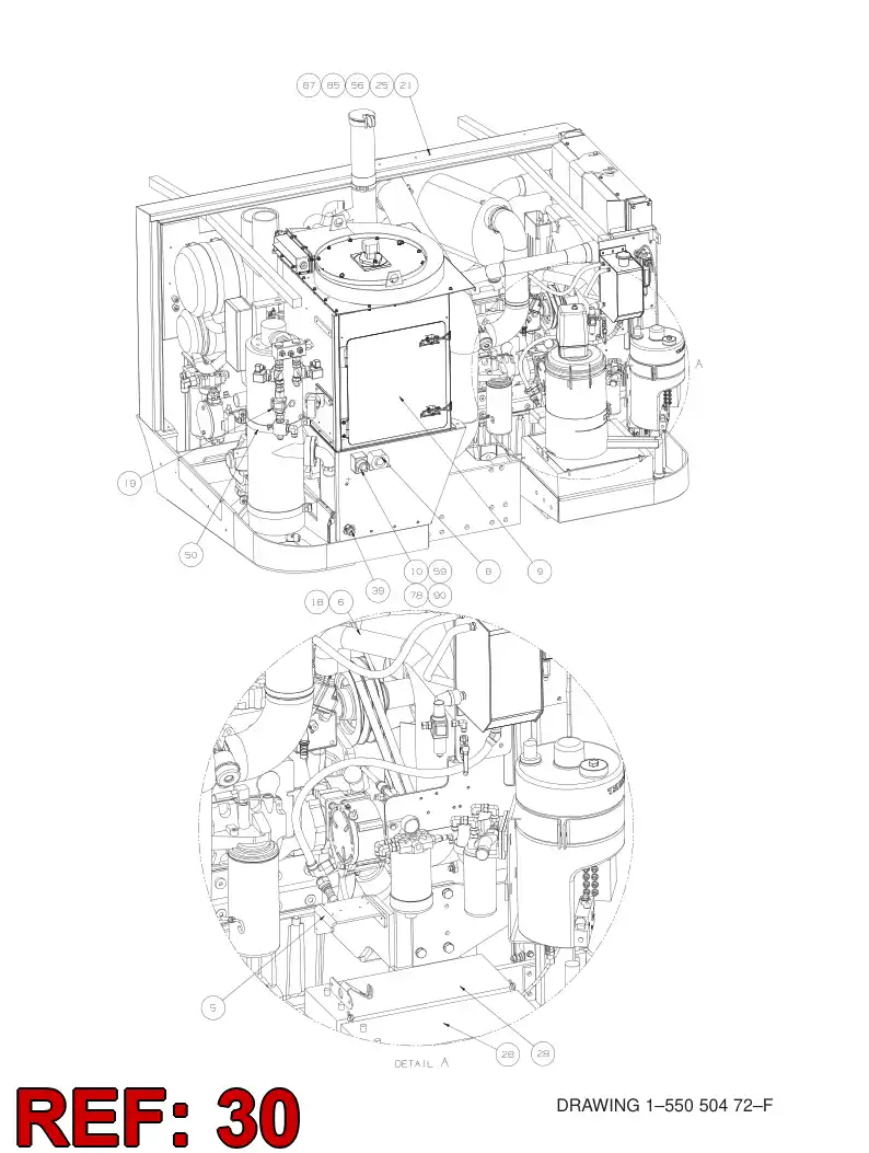 55056635 550 566 35 PRESSURE PIPE - Sandvik Technical Drawing