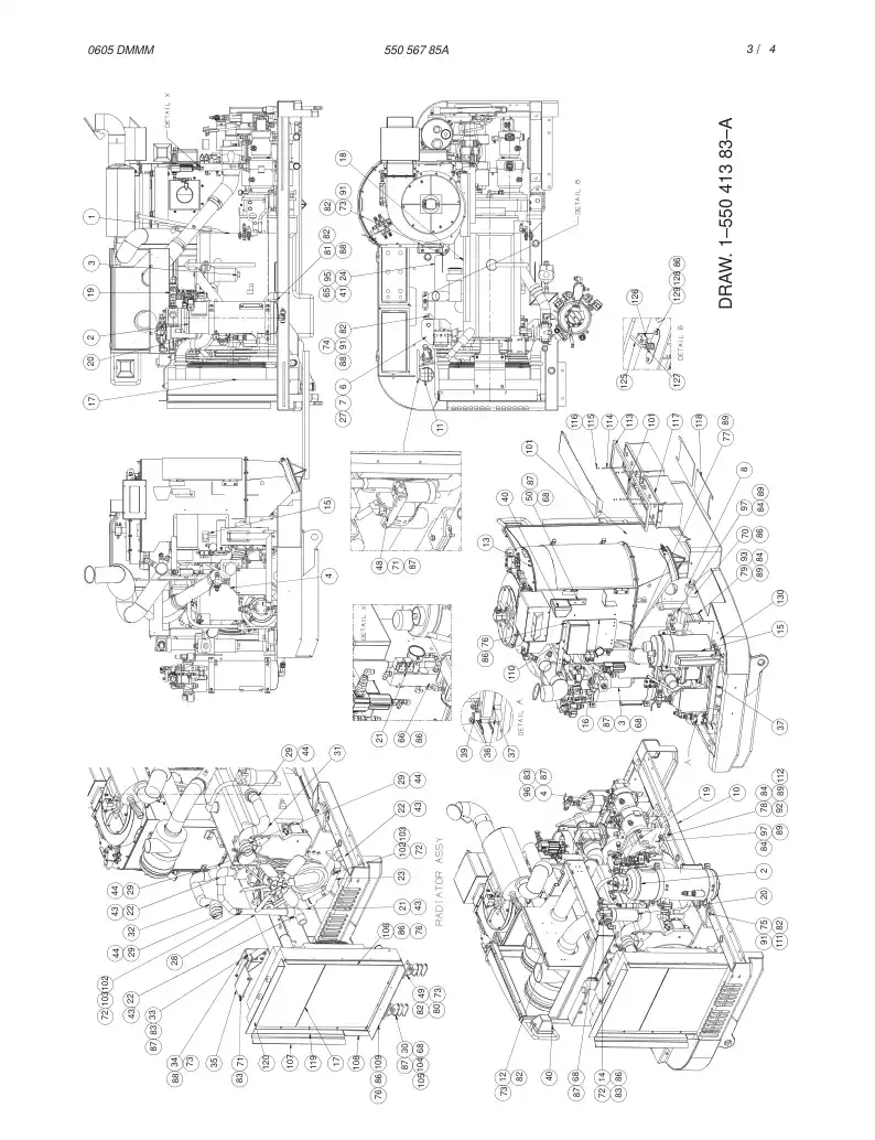 55056785A 550 567 85A POWERPACK - Sandvik Technical Drawing