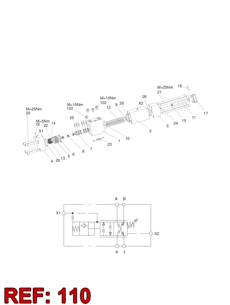55056823 550 568 23 SEAL KIT - Sandvik Technical Drawing