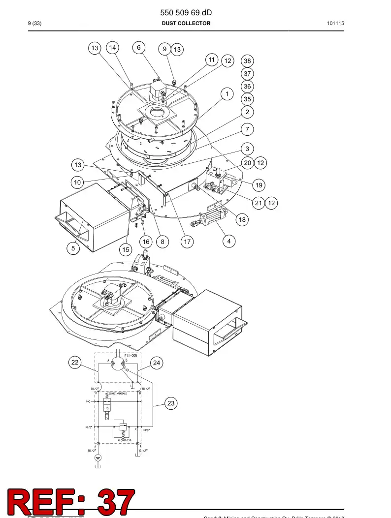 550 568 41a Washer - drawing