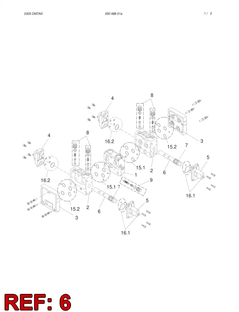 55056899 550 568 99 Spool - Sandvik Technical Drawing