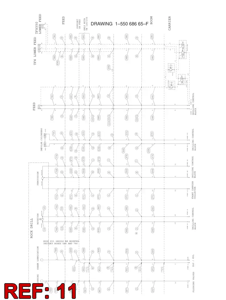 55056920 550 569 20 COLLECTING PIECE - Sandvik Technical Drawing