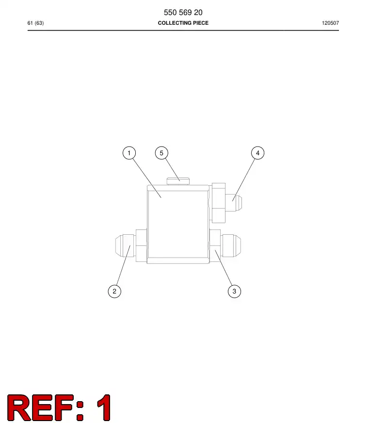 55056921a 550 569 21a FRAME - Sandvik Technical Drawing