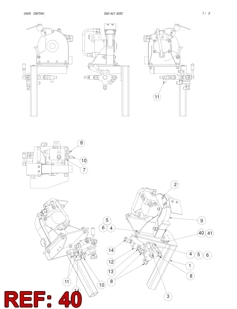 55056922 550 569 22 DECAL - Sandvik Technical Drawing