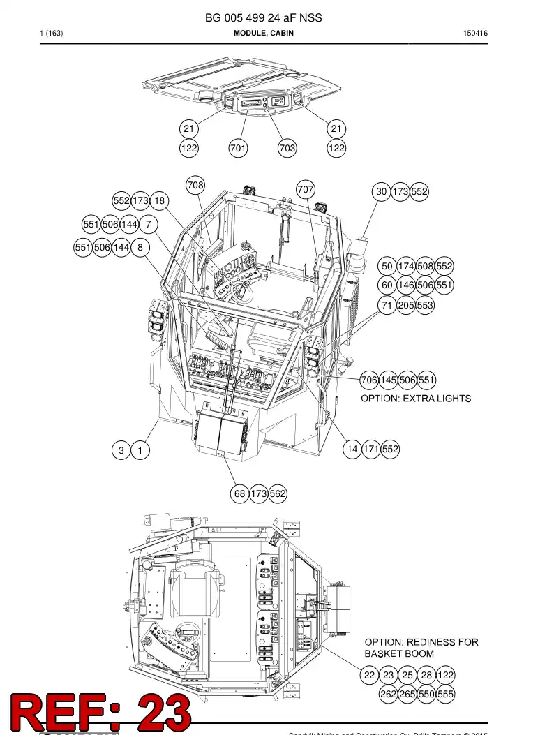 55057149c 550 571 49c Supporting block - Sandvik Technical Drawing
