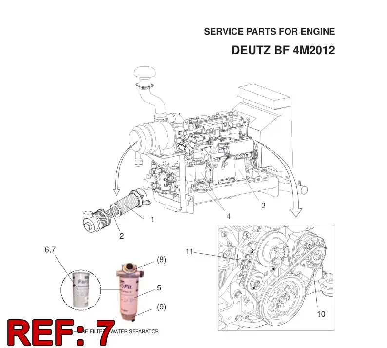 55057168 550 571 68 SEAL KIT - Sandvik Technical Drawing