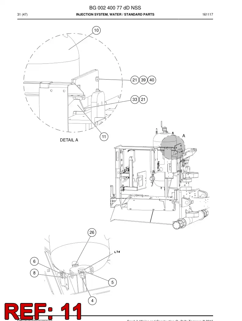 55057276c 550 572 76c Supporting block - Sandvik Technical Drawing