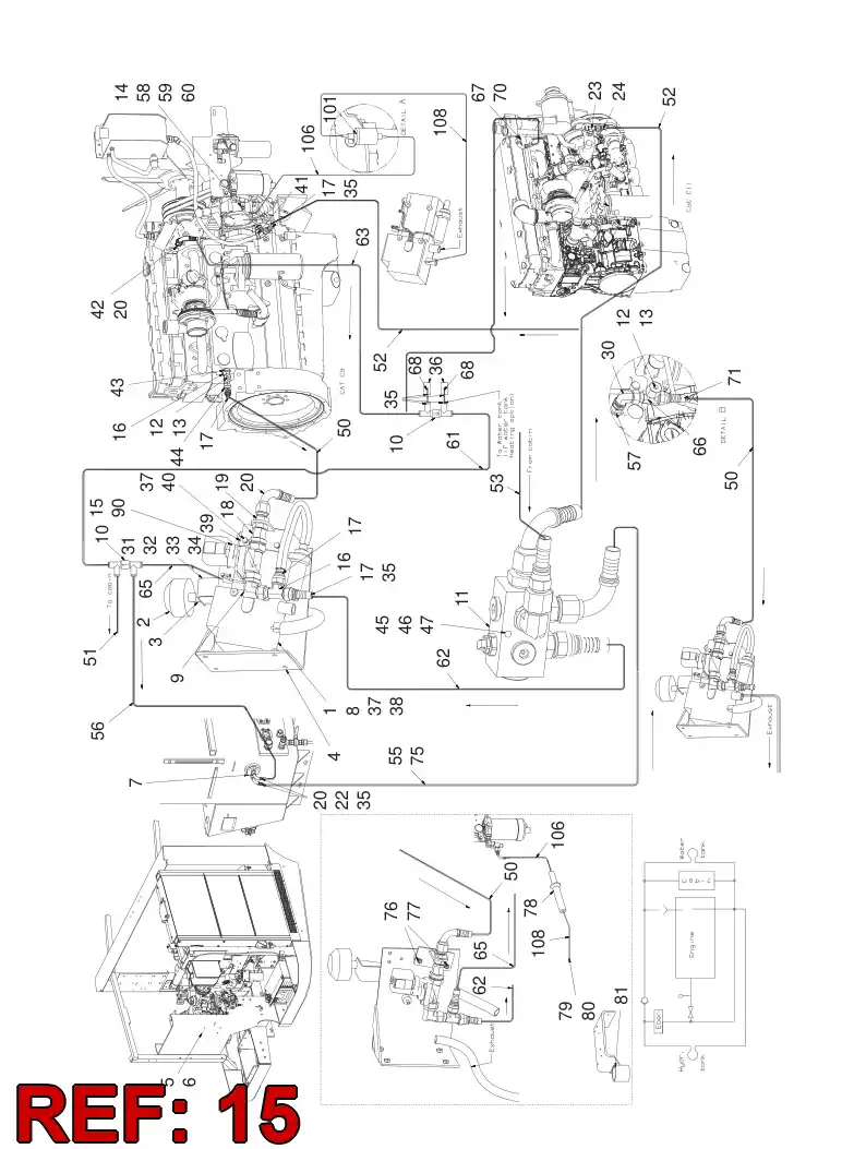 55057292 550 572 92 VALVE - Sandvik Technical Drawing