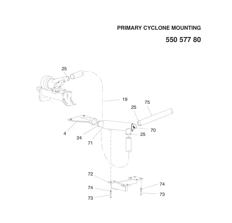 55057780D 550 577 80D  - Sandvik Technical Drawing