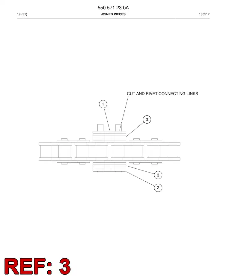 55057816 550 578 16 Plate, Side - Sandvik Technical Drawing