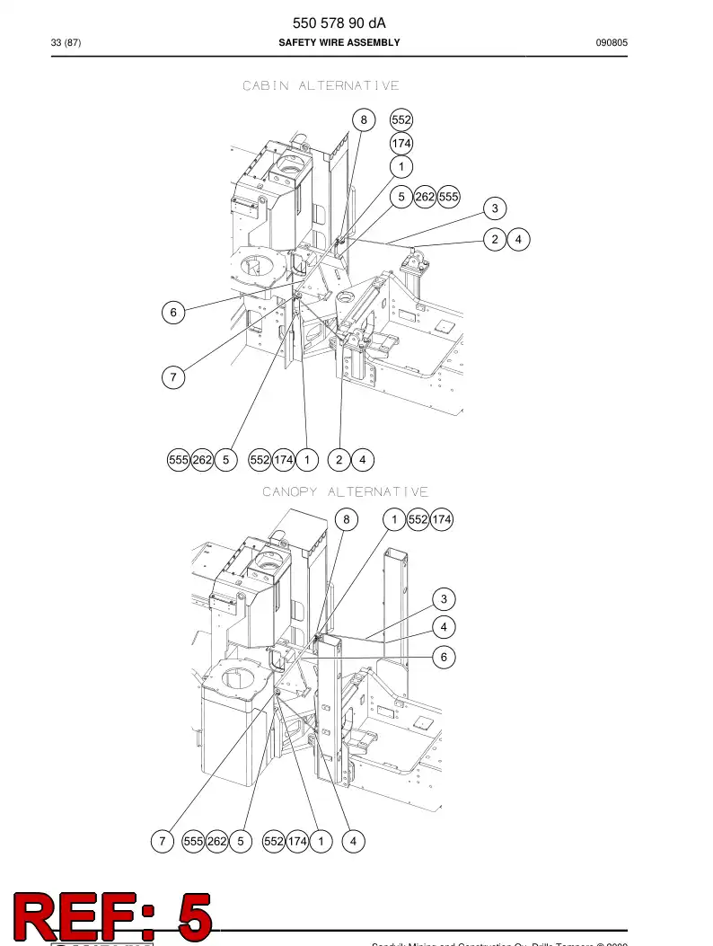 55057837 550 578 37 Support - Sandvik Technical Drawing