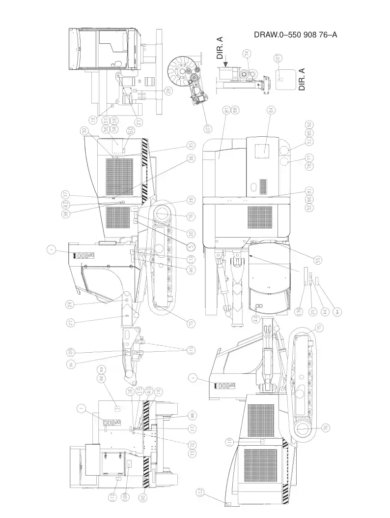 55058805 550 588 05 SIGN - Sandvik Technical Drawing