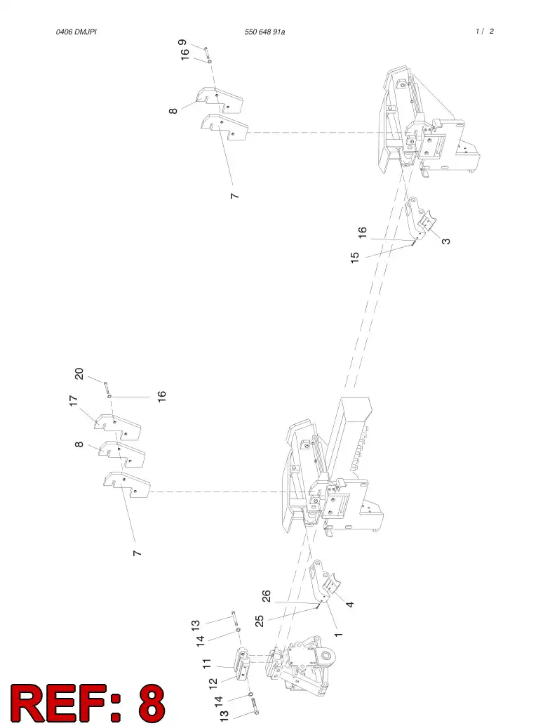 55058811 550 588 11 SPACER - Sandvik Technical Drawing