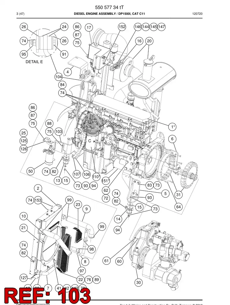 55058897a 550 588 97a Plate - Sandvik Technical Drawing