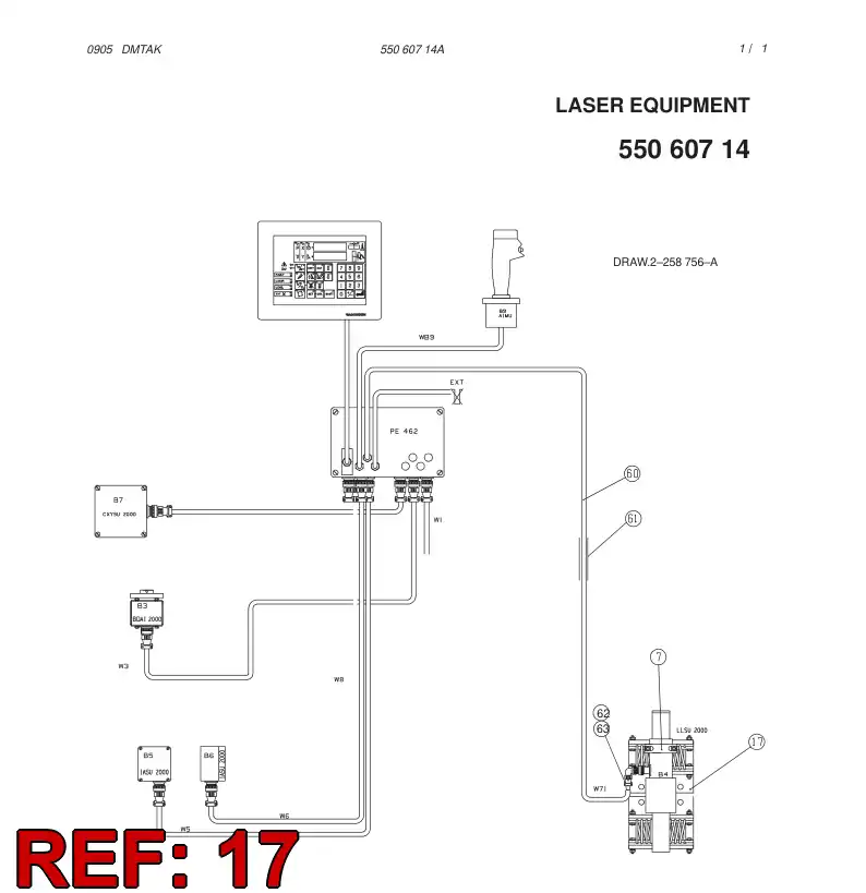 55059187 550 591 87 MOUNTING - Sandvik Technical Drawing