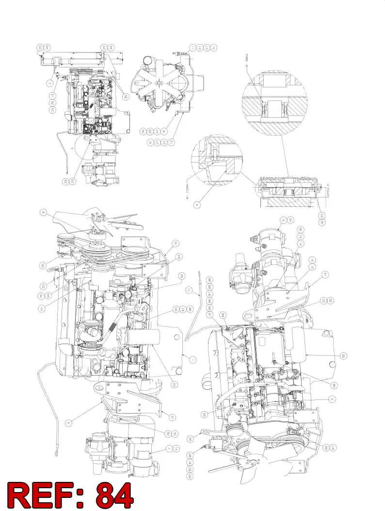 55059421 550 594 21 PLATE - Sandvik Technical Drawing