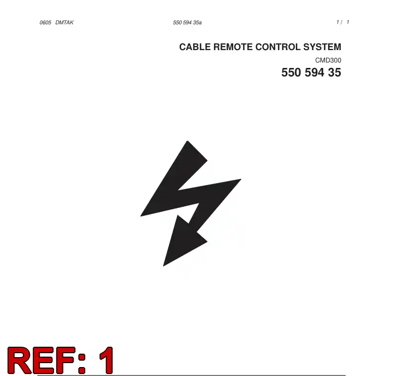 55059447 550 594 47 TRANSMITTER (Not sold as a spare part) - Sandvik Technical Drawing