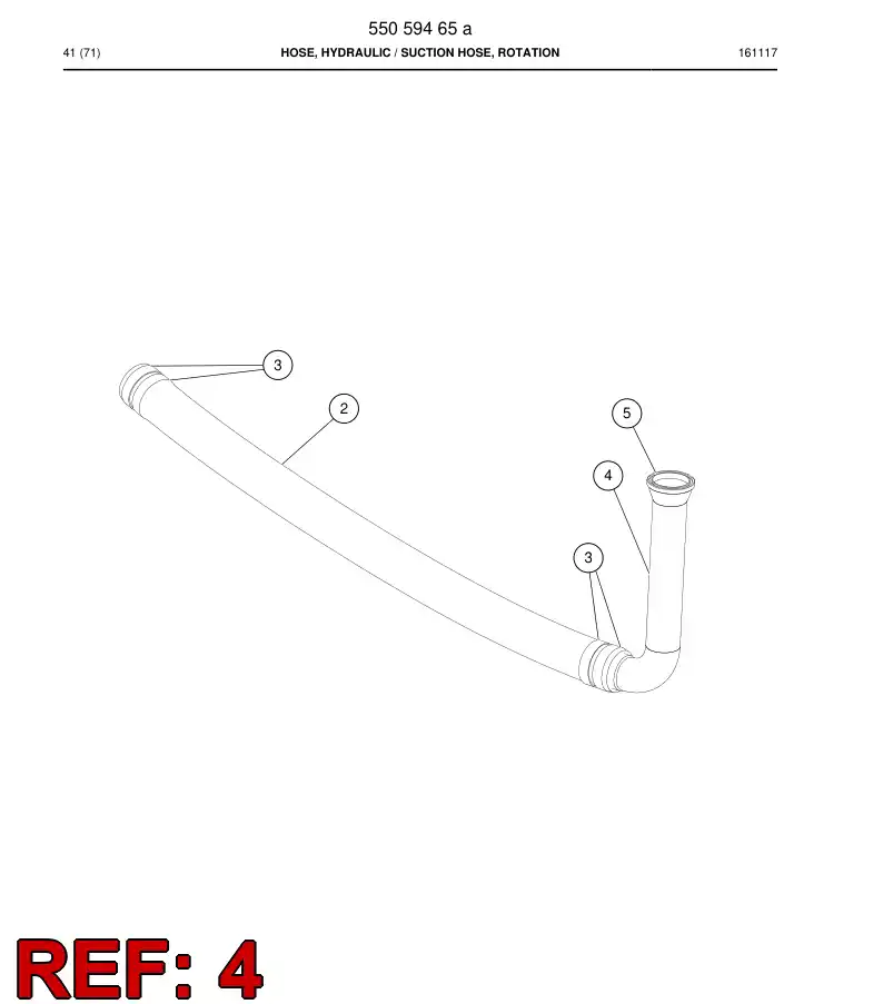 55059466 550 594 66 Split flange fitting - Sandvik Technical Drawing