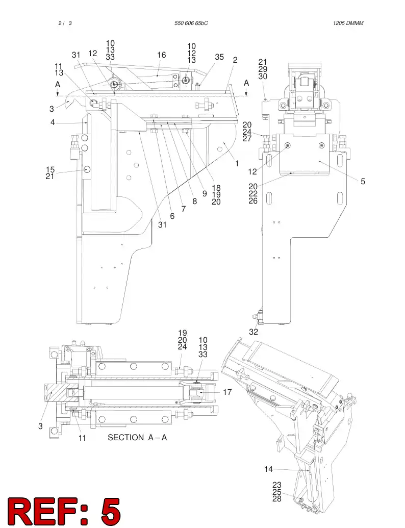55059482 550 594 82 Body - Sandvik Technical Drawing