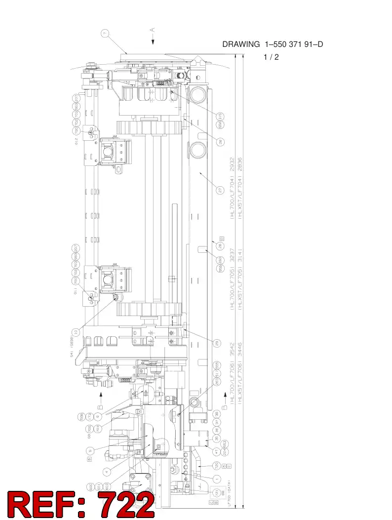 55059489 550 594 89 MOUNTING - Sandvik Technical Drawing