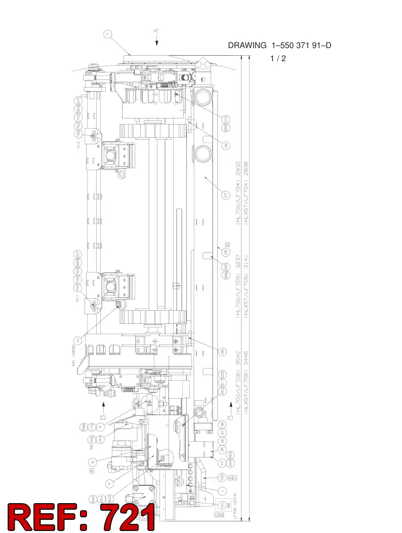 55059554 550 595 54 SENSOR MOUNTING - Sandvik Technical Drawing