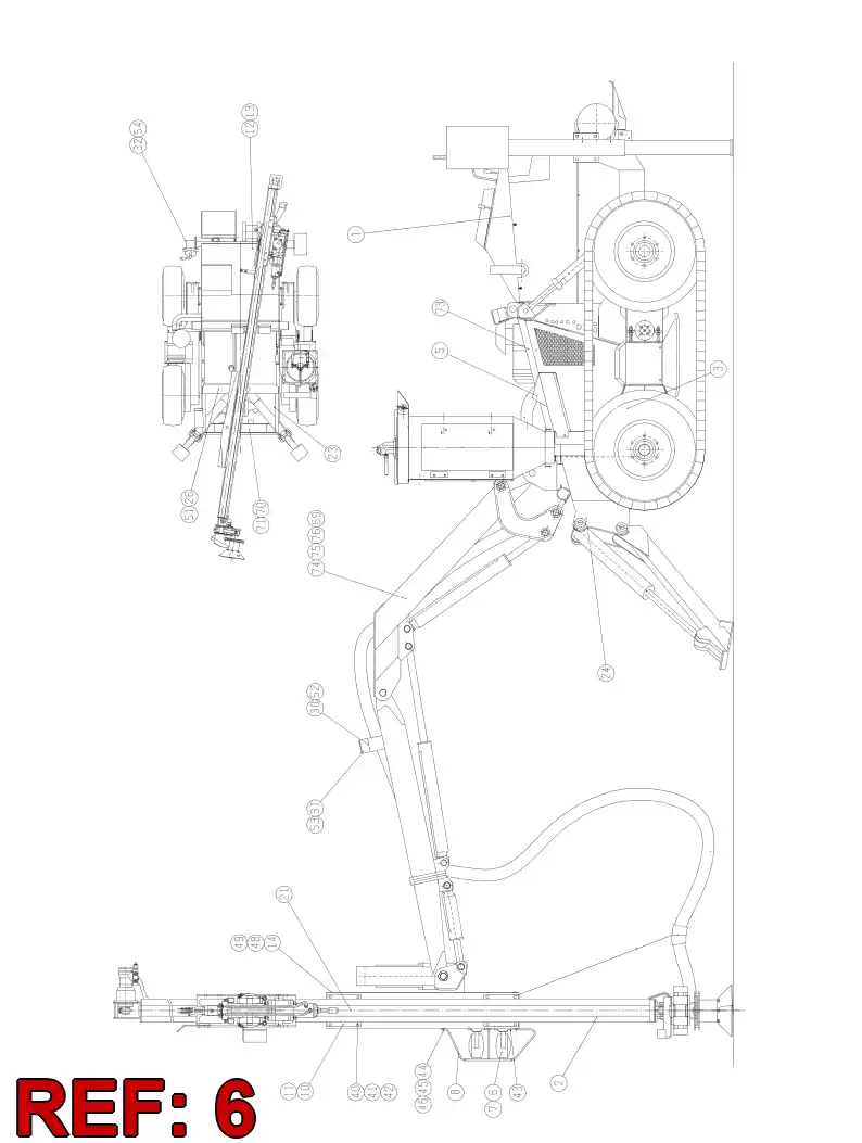 55059628 550 596 28 LIGHT ASSEMBLY - Sandvik Technical Drawing