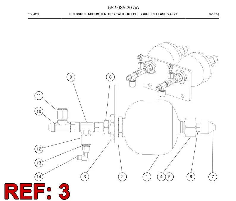 55059671a 550 596 71a NUT - Sandvik Technical Drawing