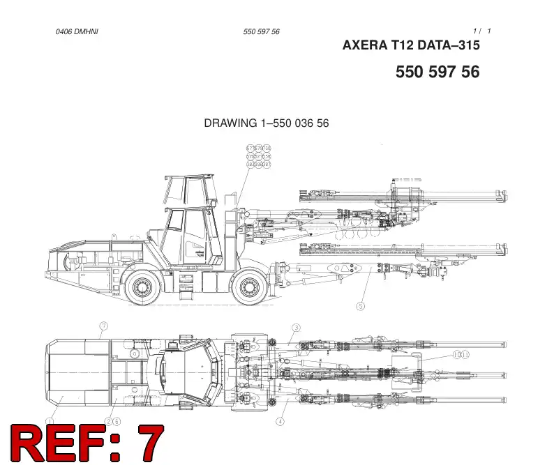 55059754 550 597 54 ELECTRIC MODULE - Sandvik Technical Drawing