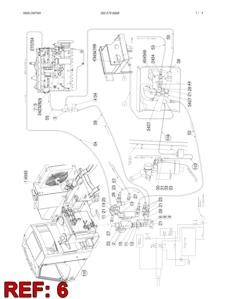 55059771 550 597 71 BRACKET - Sandvik Technical Drawing